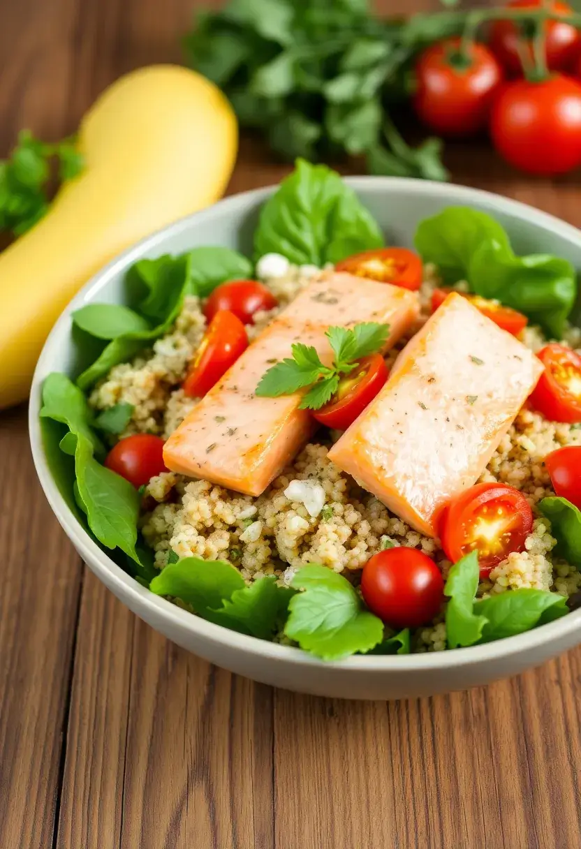 27 High Protein Low Carb Salmon Recipes Omega Rich Meals 19. Salmon Quinoa Salad