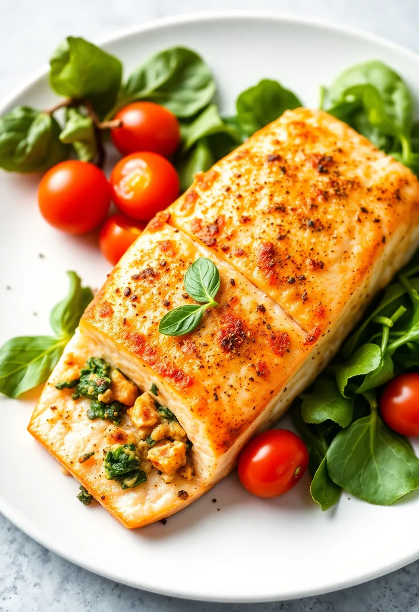 27 High Protein Low Carb Salmon Recipes Omega Rich Meals 27. Mediterranean Stuffed Salmon