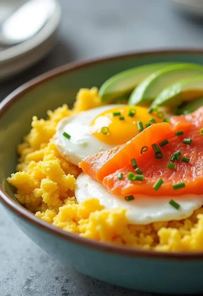 27 High Protein Low Carb Salmon Recipes Omega Rich Meals 8. Smoked Salmon Breakfast Bowl