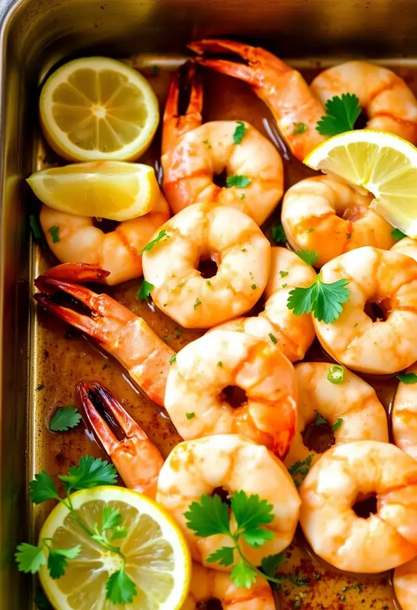 27 High Protein Low Carb Shrimp Recipes Delicious And Light 15. Baked Garlic Shrimp with Lemon