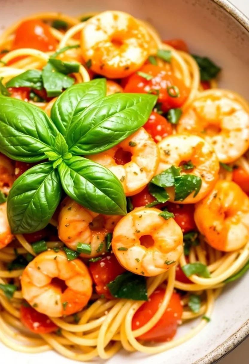 27 High Protein Low Carb Shrimp Recipes Delicious And Light 18. Shrimp and Tomato Pasta