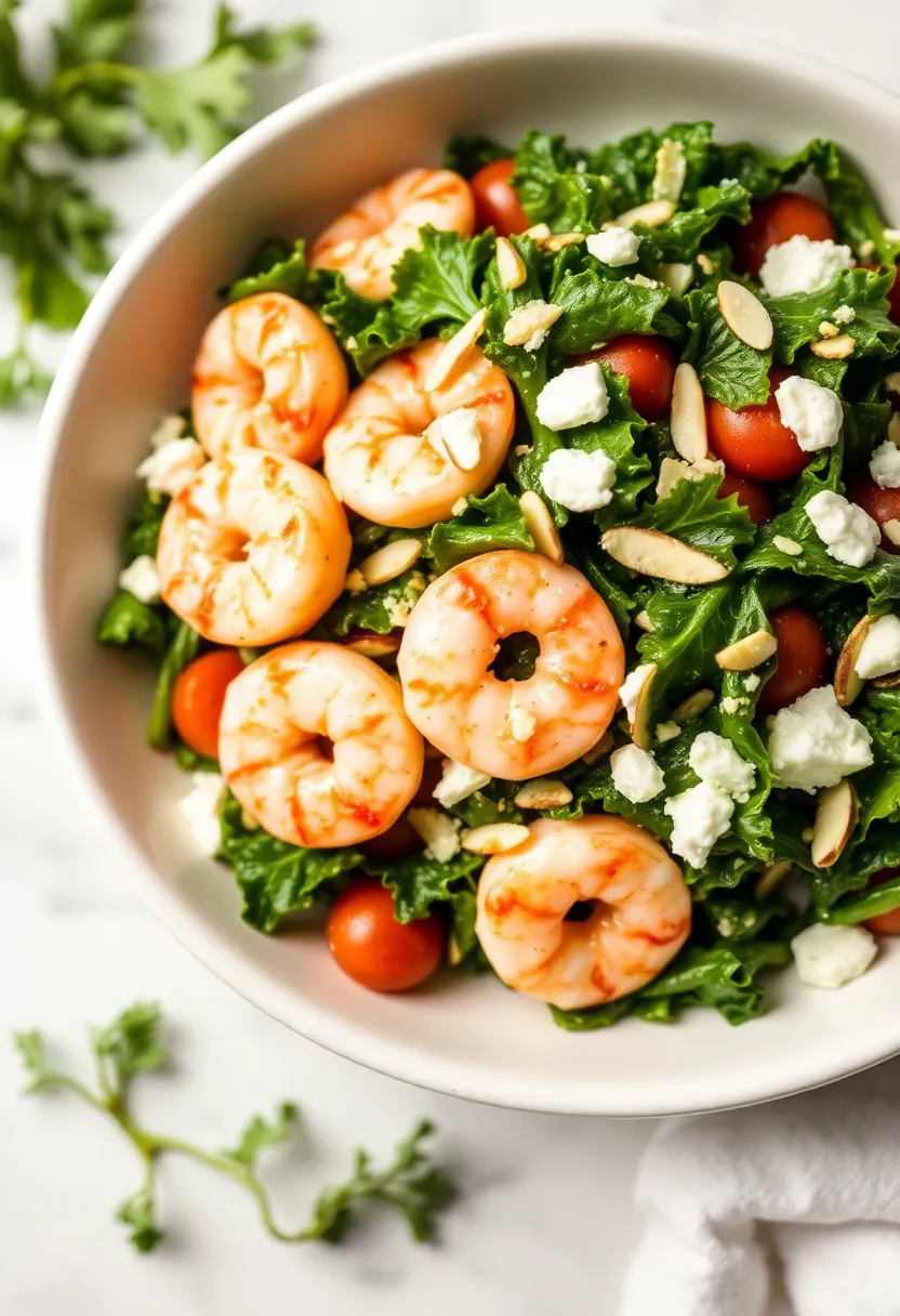 27 High Protein Low Carb Shrimp Recipes Delicious And Light 23. Shrimp and Kale Salad