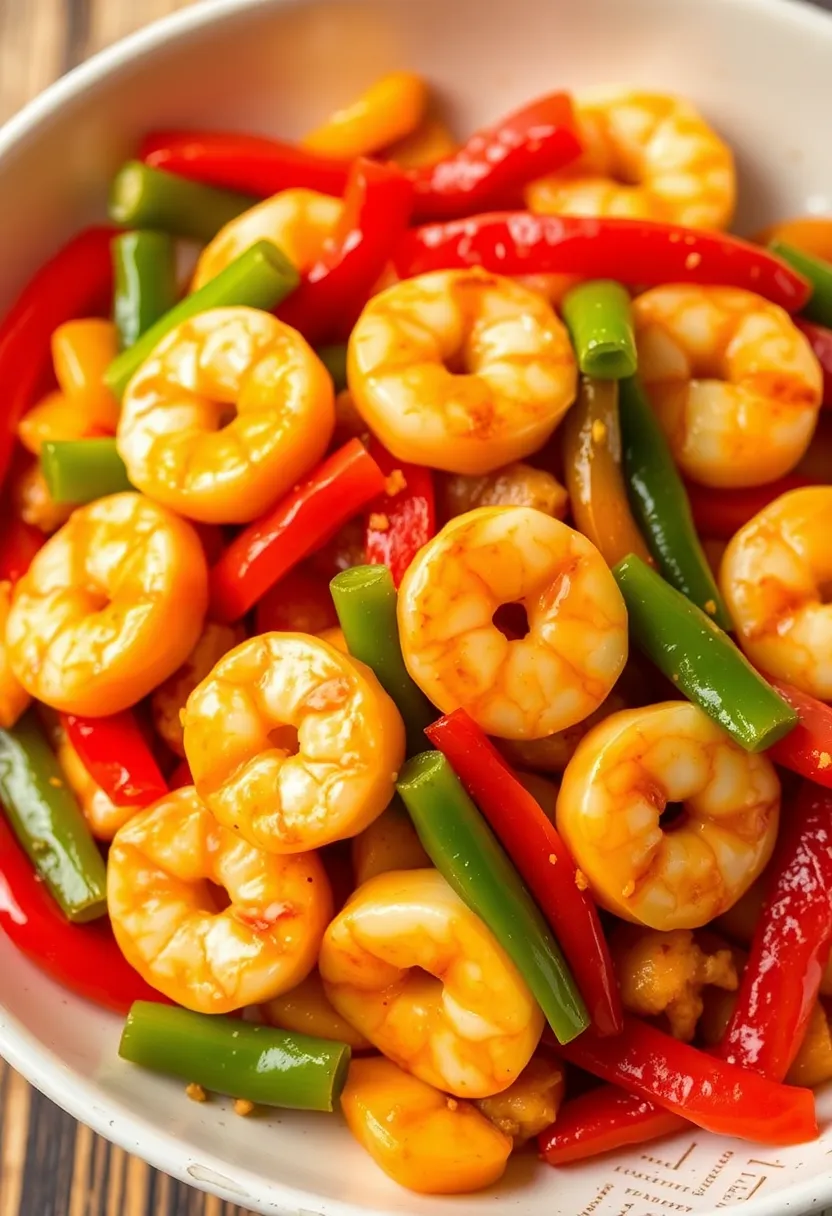 27 High Protein Low Carb Shrimp Recipes Delicious And Light 24. Shrimp and Bell Pepper Stir Fry