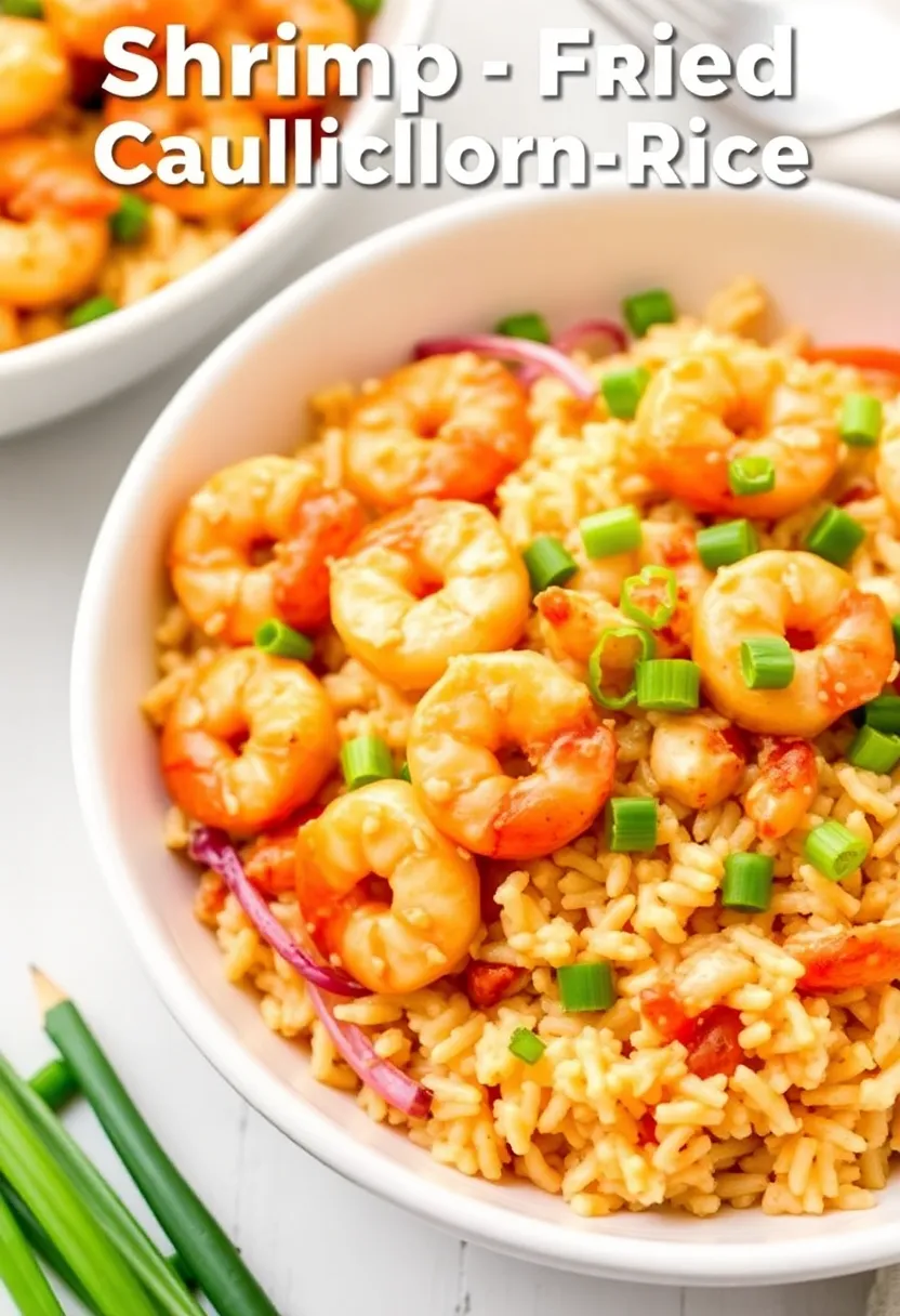 27 High Protein Low Carb Shrimp Recipes Delicious And Light 9. Shrimp Fried Cauliflower Rice