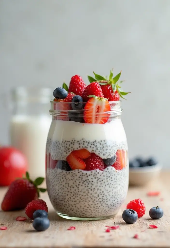 27 Low Calorie Low Carb High Protein Recipes Guilt Free - 14. Coconut Chia Pudding