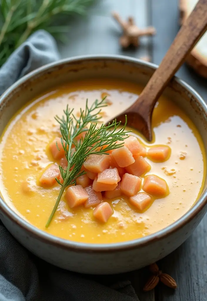 27 Low Carb High Protein Soup Recipes Warm And Filling - 17. Salmon Chowder