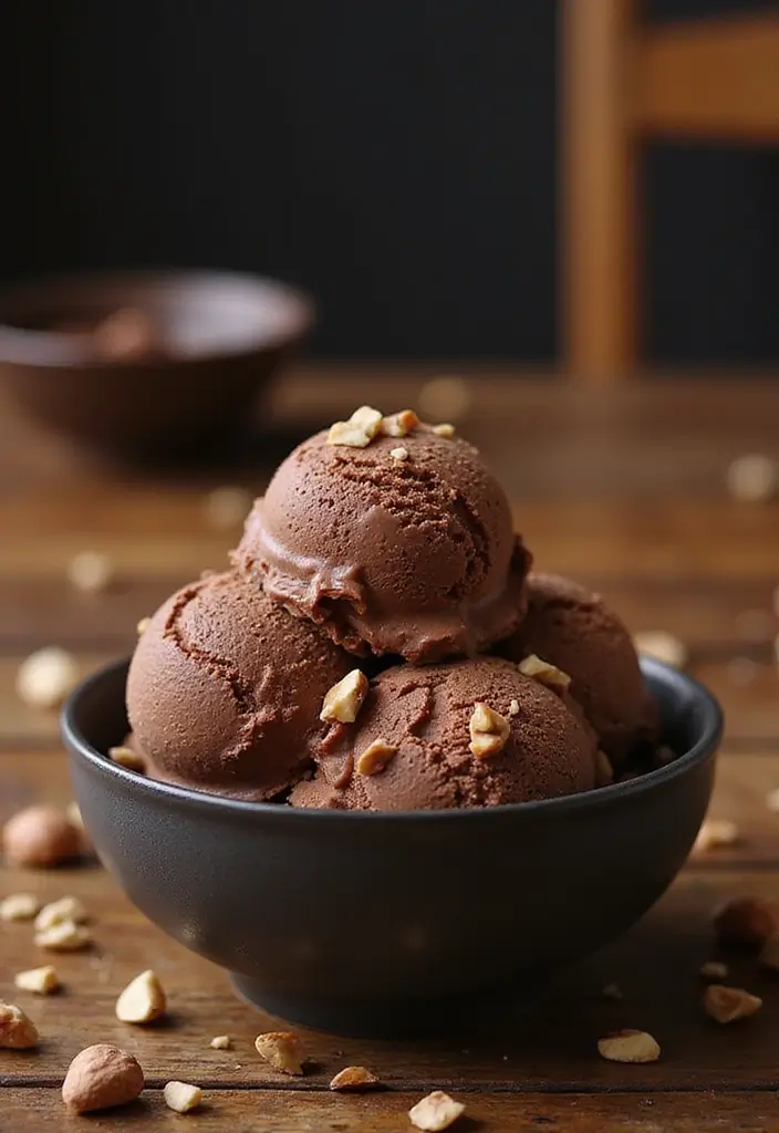 27 Ninja Creami Ice Cream Recipes: High Protein Sweet Treats - 17. Chocolate Hazelnut Protein Indulgence