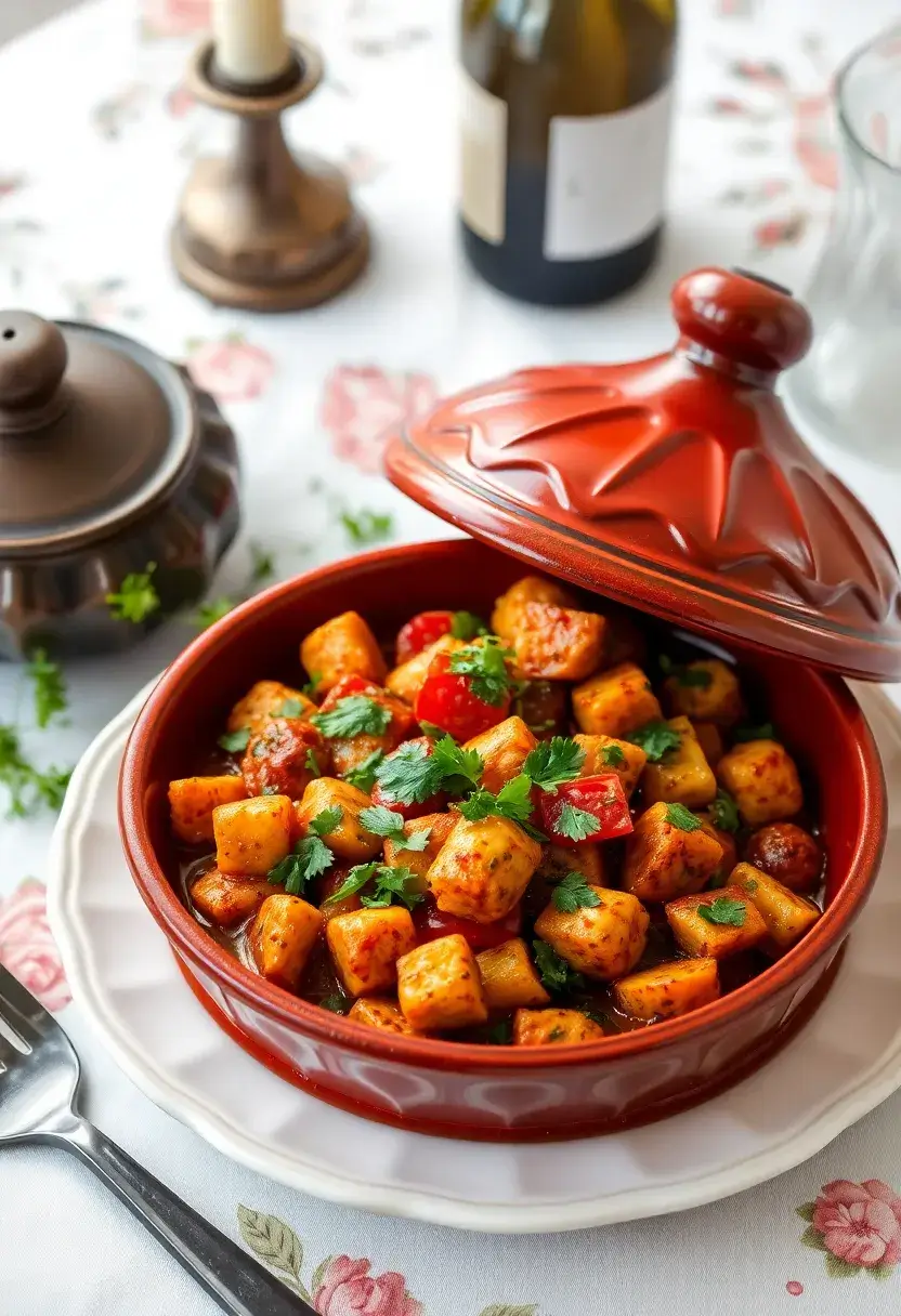 30 Healthy High Protein Dinner Recipes For Two 17. Moroccan Spiced Vegetable Tagine