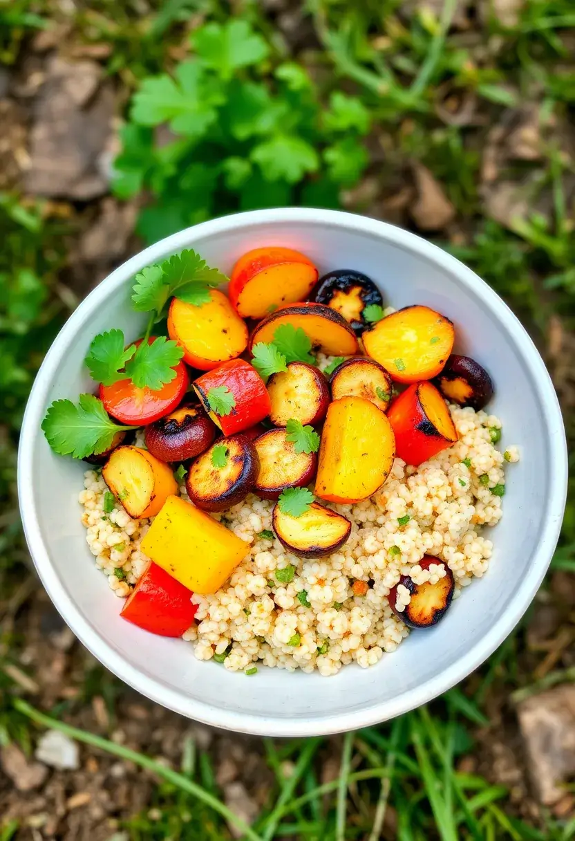 30 Healthy High Protein Dinner Recipes For Two 18. Cilantro Lime Quinoa with Grilled Vegetables