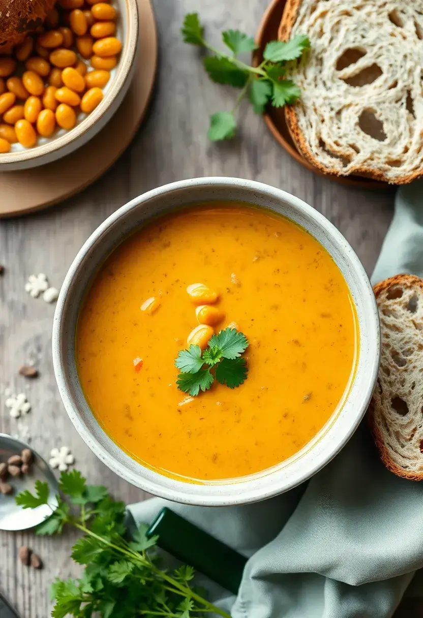 30 Healthy High Protein Dinner Recipes For Two 20. Coconut Curry Lentil Soup