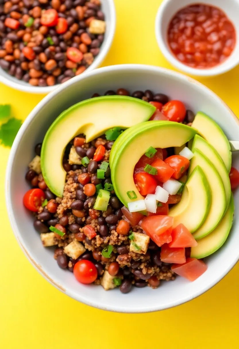 30 Healthy High Protein Dinner Recipes For Two 22. Spicy Black Bean Quinoa Bowl
