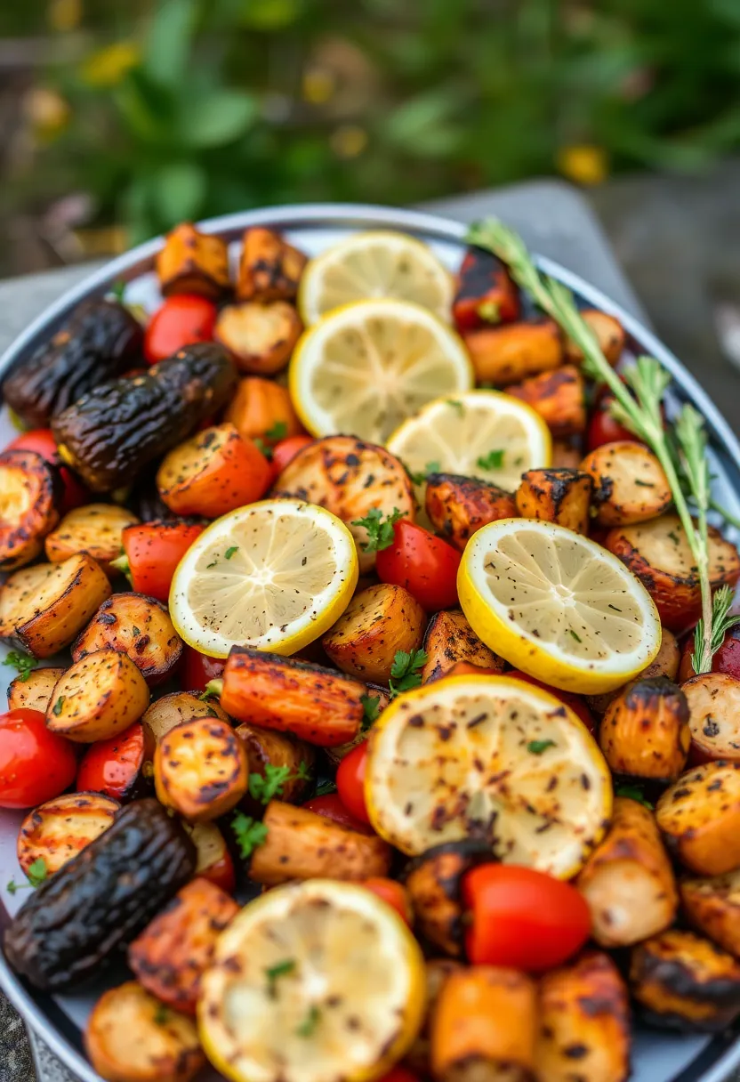 30 Healthy High Protein Dinner Recipes For Two 25. Lemon Herb Grilled Vegetables