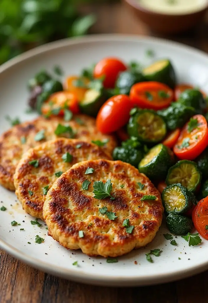 30 Healthy High Protein Dinner Recipes For Two 4. Baked Tempeh with Roasted Vegetables