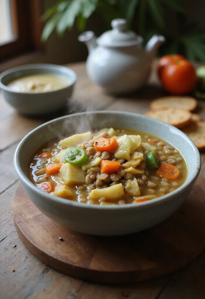30 High Protein Low Calorie Recipes Meal Prep Friendly - 14. Cabbage and Lentil Soup