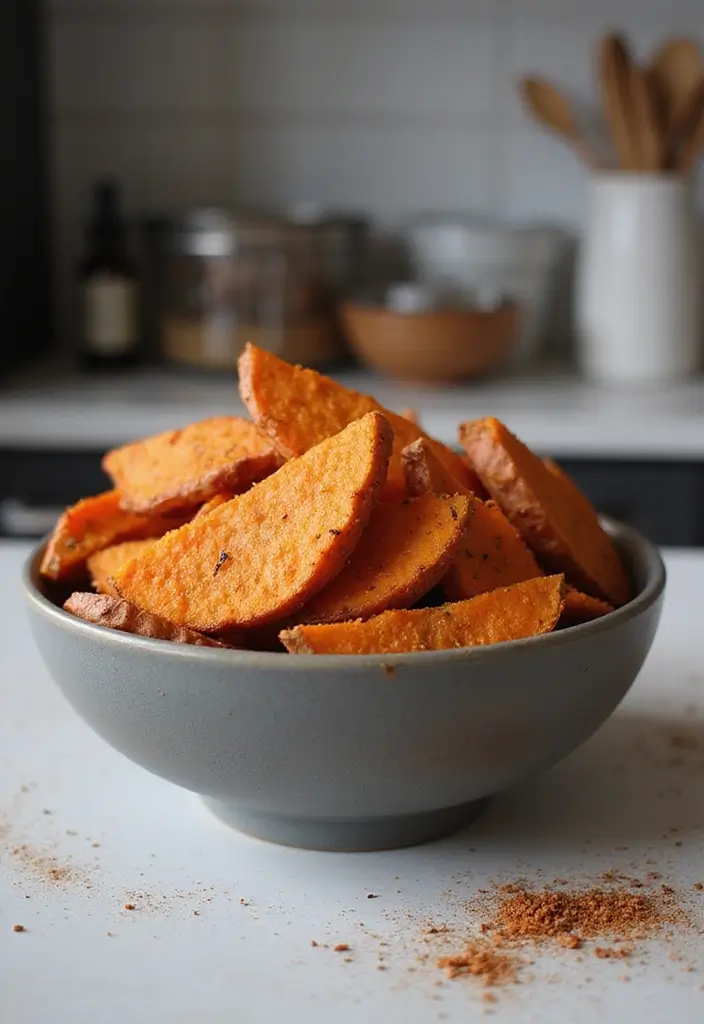 30 High Protein Low Calorie Recipes Meal Prep Friendly - 22. Baked Sweet Potato Fries