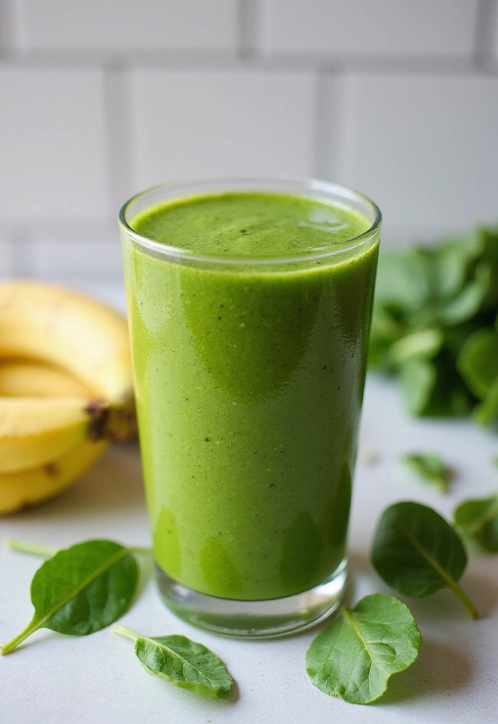 30 High Protein Low Calorie Recipes Meal Prep Friendly - 28. Green Smoothie