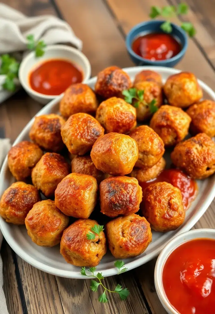 30 High Protein Low Carb Air Fryer Recipes To Try Tonight - 12. Air Fryer Meatballs