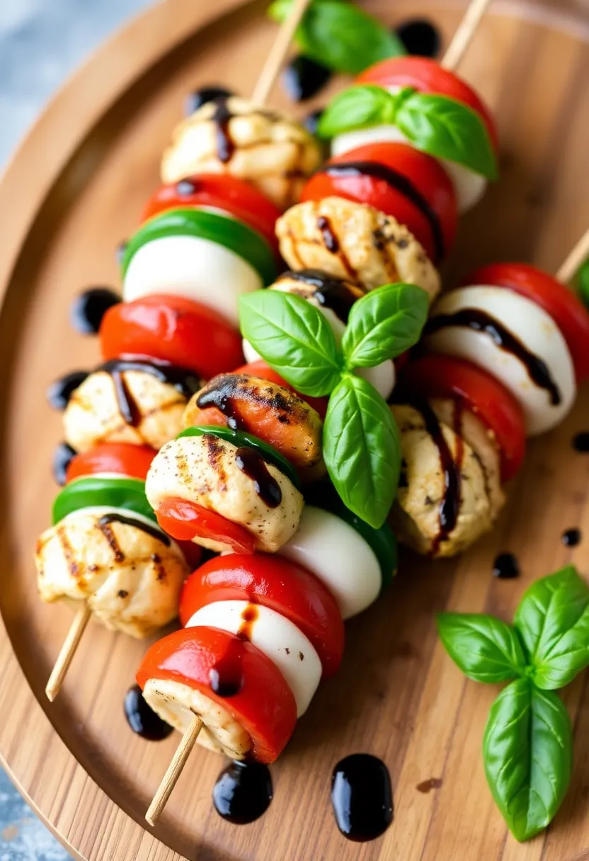 30 High Protein Low Carb Chicken Recipes Family Favorites 19 30 High Protein Low Carb Chicken Recipes Family Favorites - 19. Chicken Caprese Skewers
