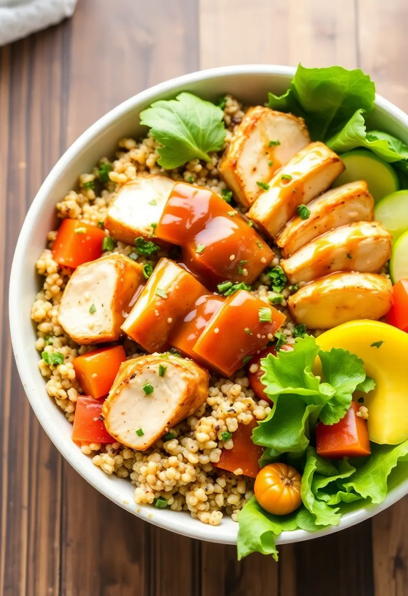 30 High Protein Low Carb Chicken Recipes Family Favorites 25 30 High Protein Low Carb Chicken Recipes Family Favorites - 25. Chicken and Quinoa Bowl