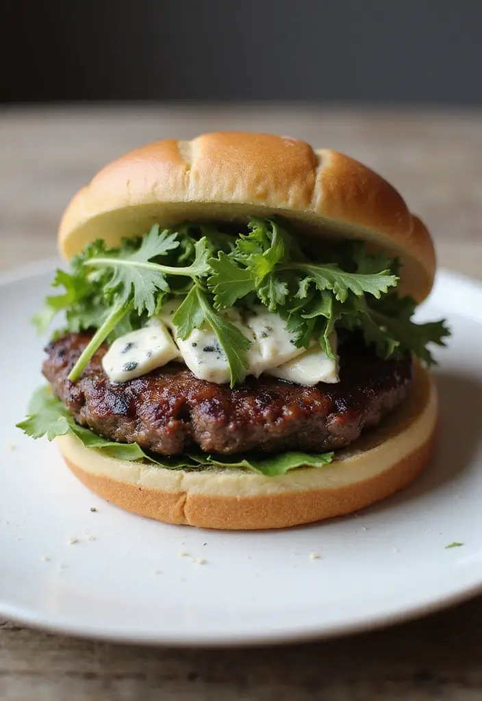 30 High Protein Low Carb Hamburger Recipes Creative And Juicy - 14. Bison Burgers with Blue Cheese