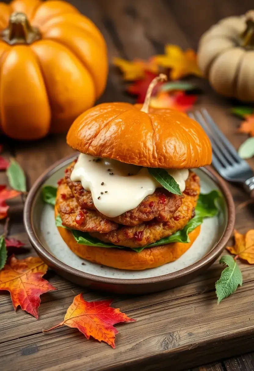 30 High Protein Low Carb Hamburger Recipes Creative And Juicy - 16. Pumpkin Turkey Burgers
