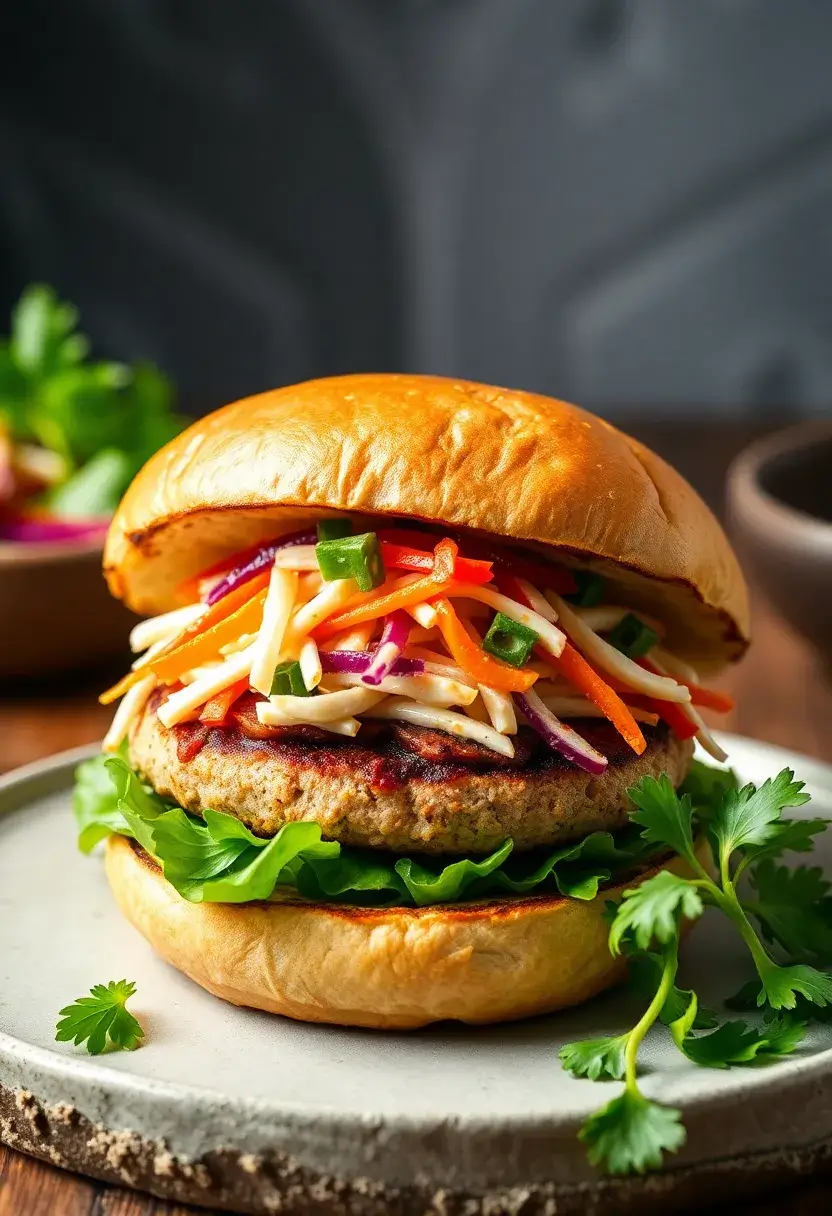 30 High Protein Low Carb Hamburger Recipes Creative And Juicy - 18. Asian Turkey Burgers