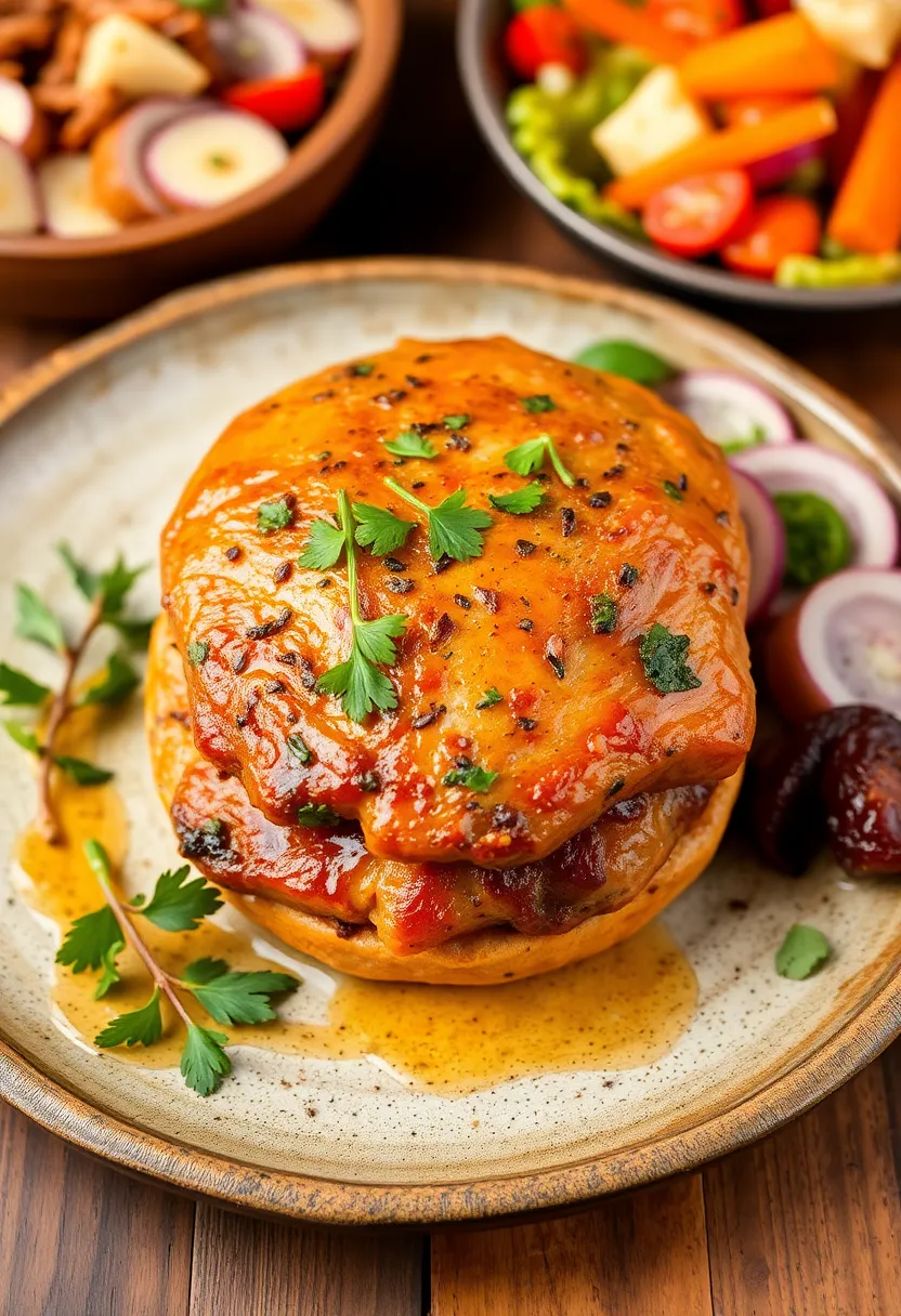 30 High Protein Low Carb Hamburger Recipes Creative And Juicy - 19. Herb and Garlic Chicken Burgers