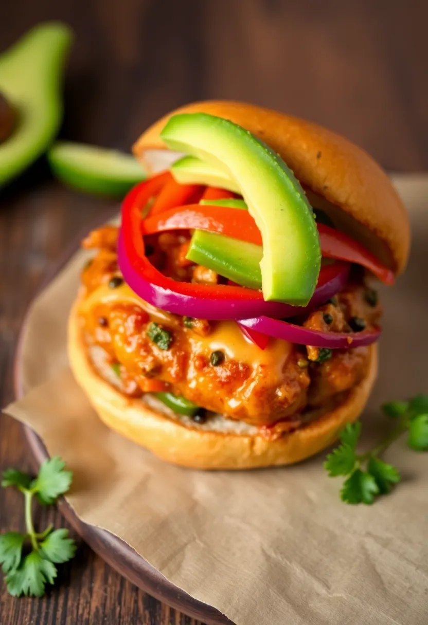 30 High Protein Low Carb Hamburger Recipes Creative And Juicy - 23. Chicken Fajita Burgers