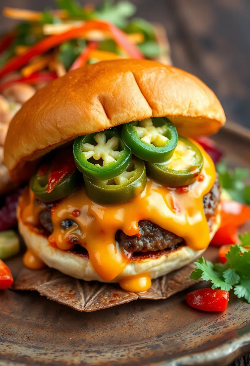 30 High Protein Low Carb Hamburger Recipes Creative And Juicy - 25. Cheesy Jalapeño Burgers