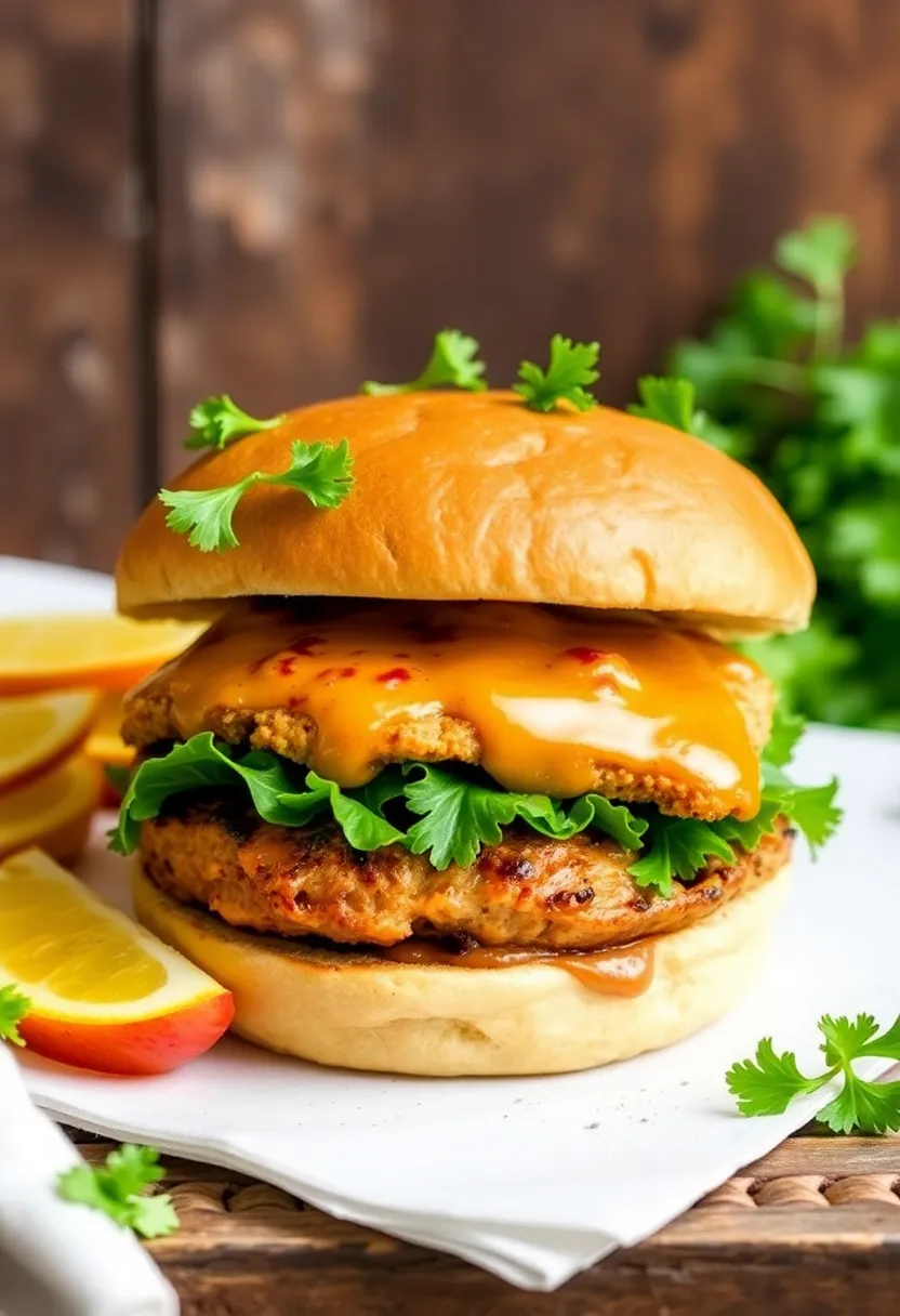 30 High Protein Low Carb Hamburger Recipes Creative And Juicy - 26. Maple Dijon Chicken Burgers