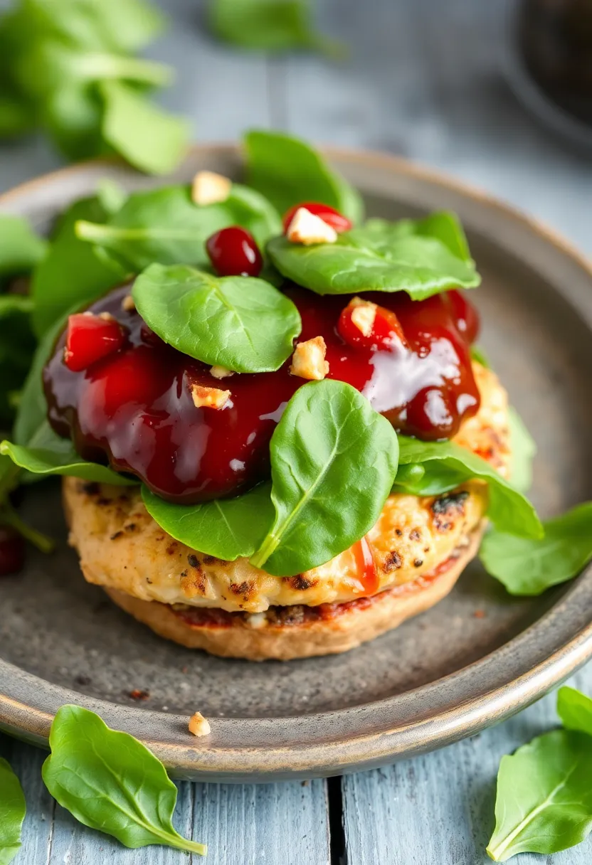 30 High Protein Low Carb Hamburger Recipes Creative And Juicy - 28. Cherry Balsamic Chicken Burgers
