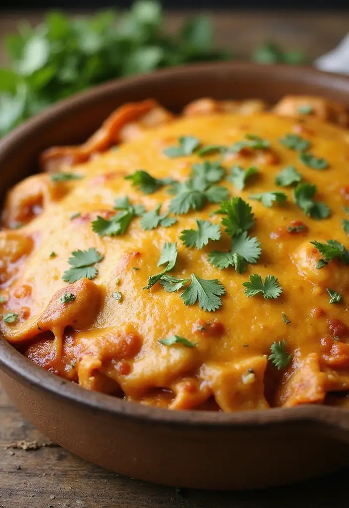 30 High Protein Low Carb Recipes Dinner Ideas 26. Chicken Enchilada Casserole