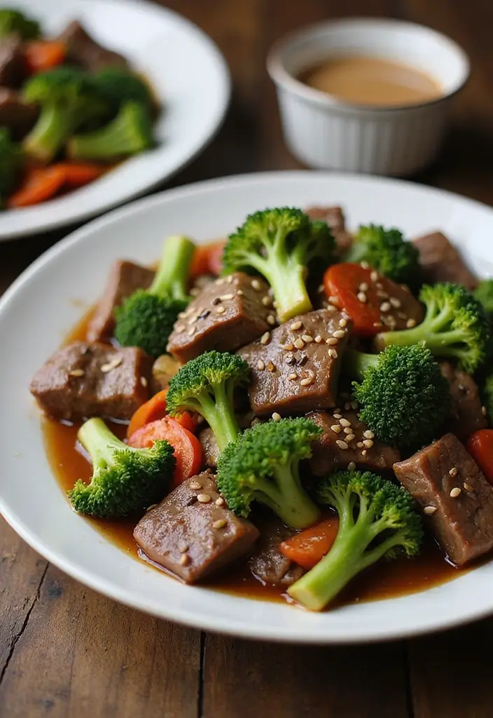 30 High Protein Low Carb Recipes Dinner Ideas 3. Beef Stir Fry with Broccoli