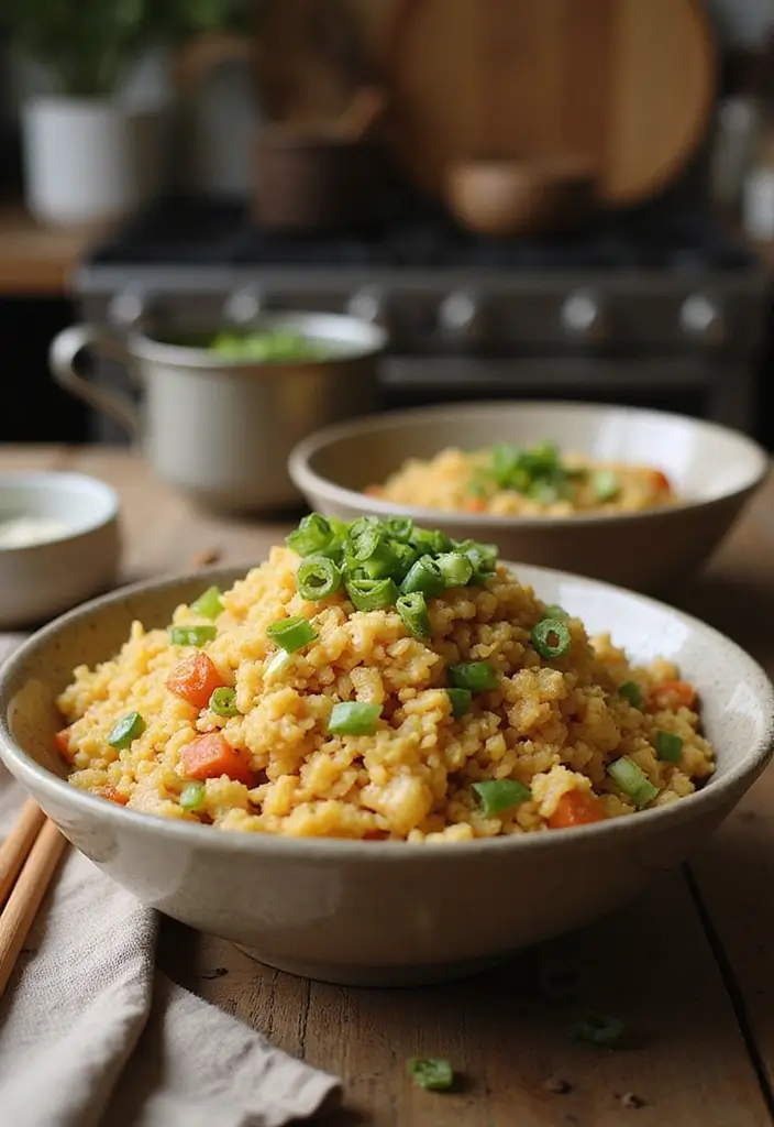 30 High Protein Low Carb Recipes Dinner Ideas 5. Cauliflower Fried Rice