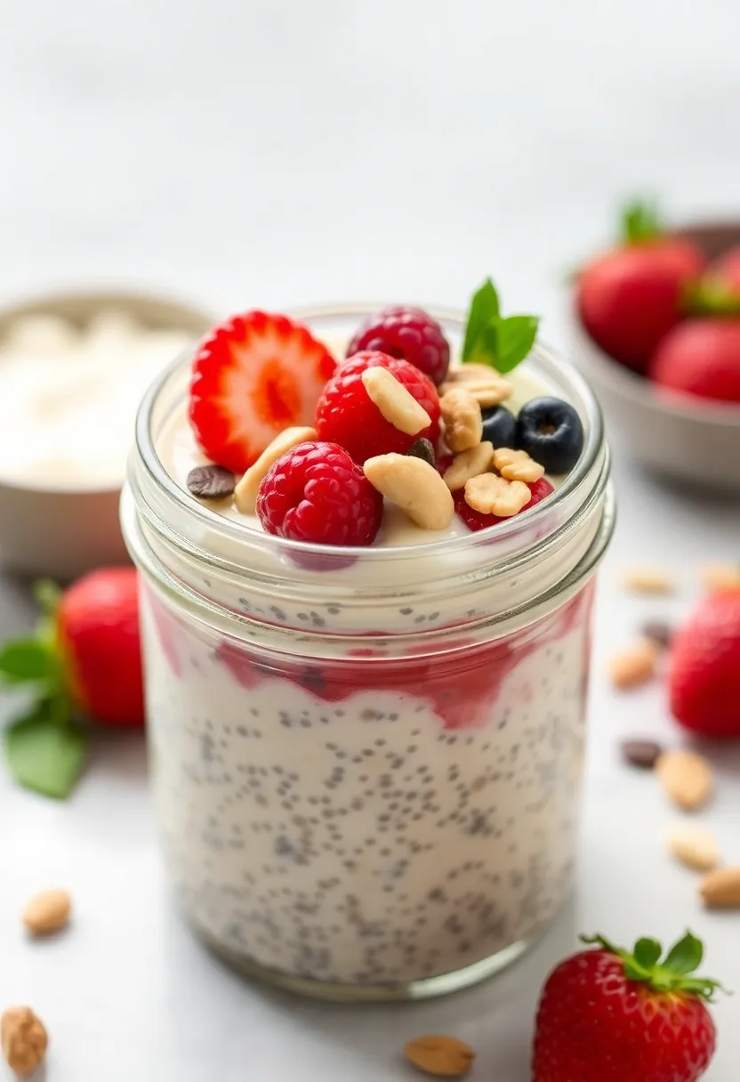 30 High Protein Low Carb Recipes Snacks To Keep You Full - 17. Coconut Chia Pudding