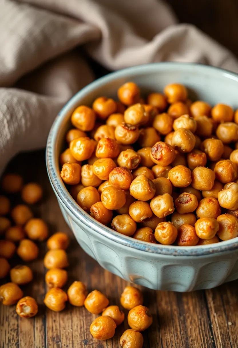 30 High Protein Low Carb Recipes Snacks To Keep You Full - 18. Roasted Chickpeas