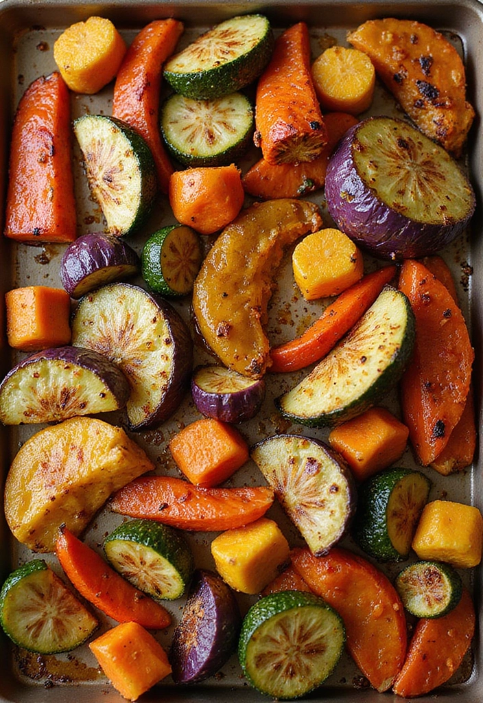 30 High Protein Low Carb Vegetarian Recipes Balanced And Tasty - 23. Roasted Vegetable Medley