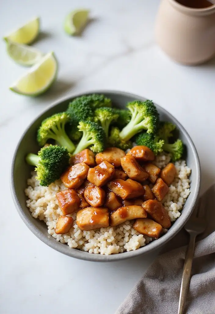 30 High Protein Low Fat Chicken Recipes Lean And Juicy - 11. Teriyaki Chicken Meal Prep Bowls