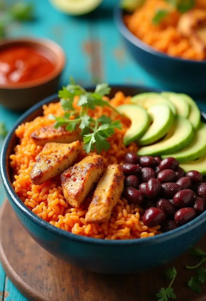 30 High Protein Low Fat Chicken Recipes Lean And Juicy - 17. Chipotle Chicken Burrito Bowls