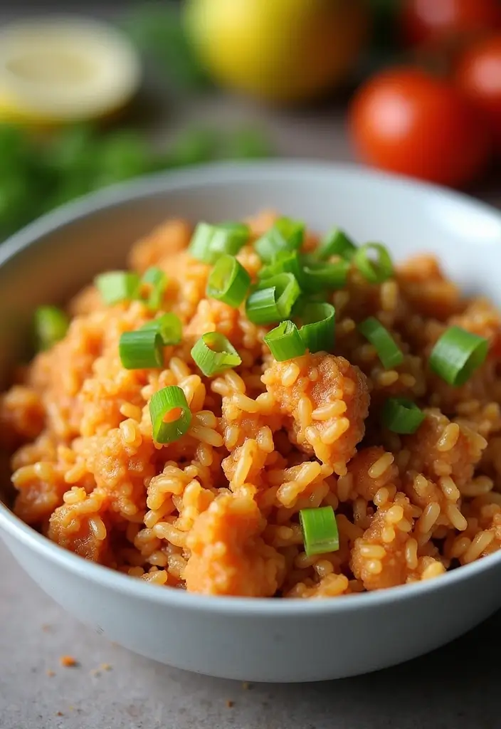 30 High Protein Low Fat Chicken Recipes Lean And Juicy - 9. BBQ Chicken Cauliflower Rice