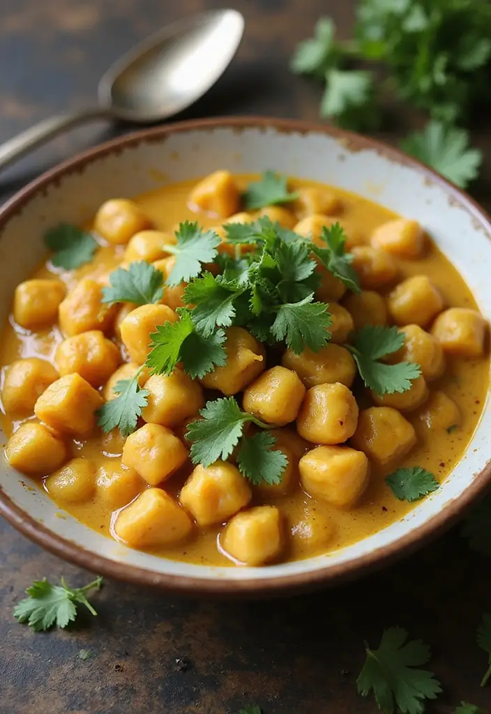 30 High Protein Vegan Gluten Free Recipes Plant Based Power 21. Coconut Curry Chickpeas