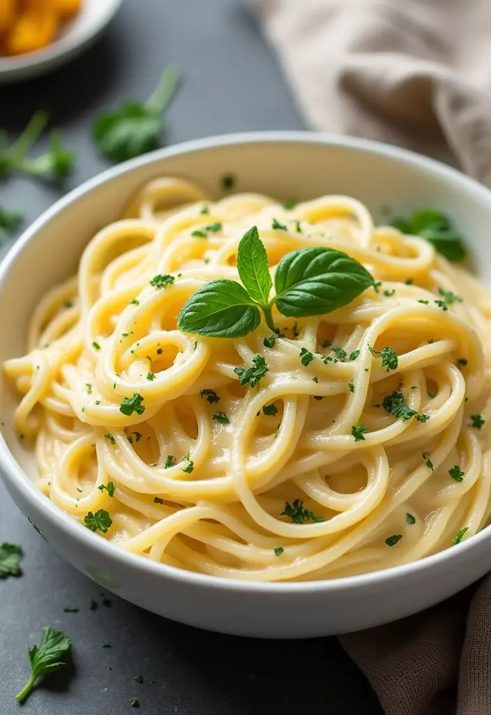 30 High Protein Vegan Gluten Free Recipes Plant Based Power 25. Creamy Vegan Alfredo