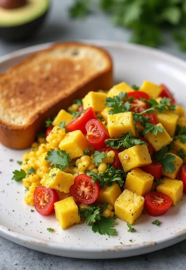 30 High Protein Vegan Gluten Free Recipes Plant Based Power 4. Tofu Scramble