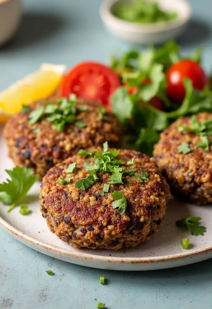 30 High Protein Vegan Gluten Free Recipes Plant Based Power 6. Black Bean Quinoa Burgers