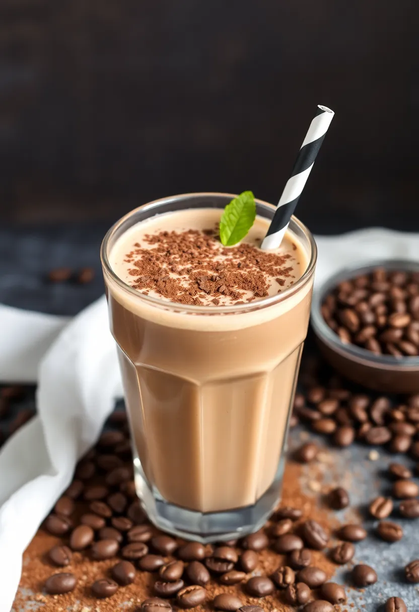 30 Low Calorie High Protein Smoothie Recipes Refreshing and Healthy 26. Mocha Latte Smoothie