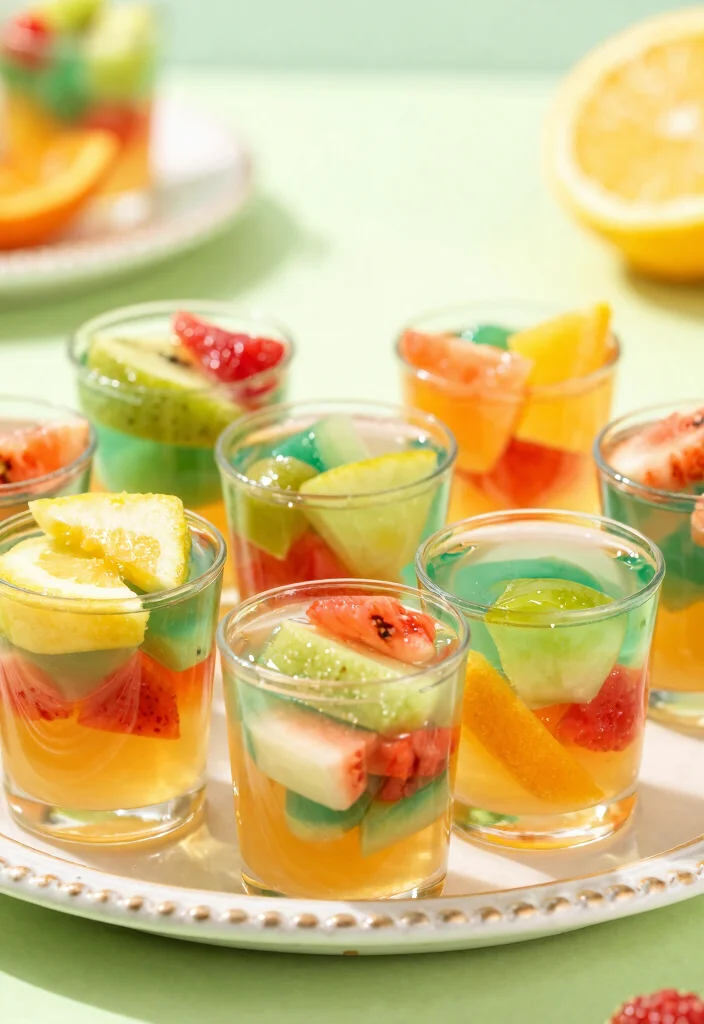 10 Dessert Shell Recipes for Easy Fill and Serve Treats - 8. Fruit-Infused Gelatin Cups 1