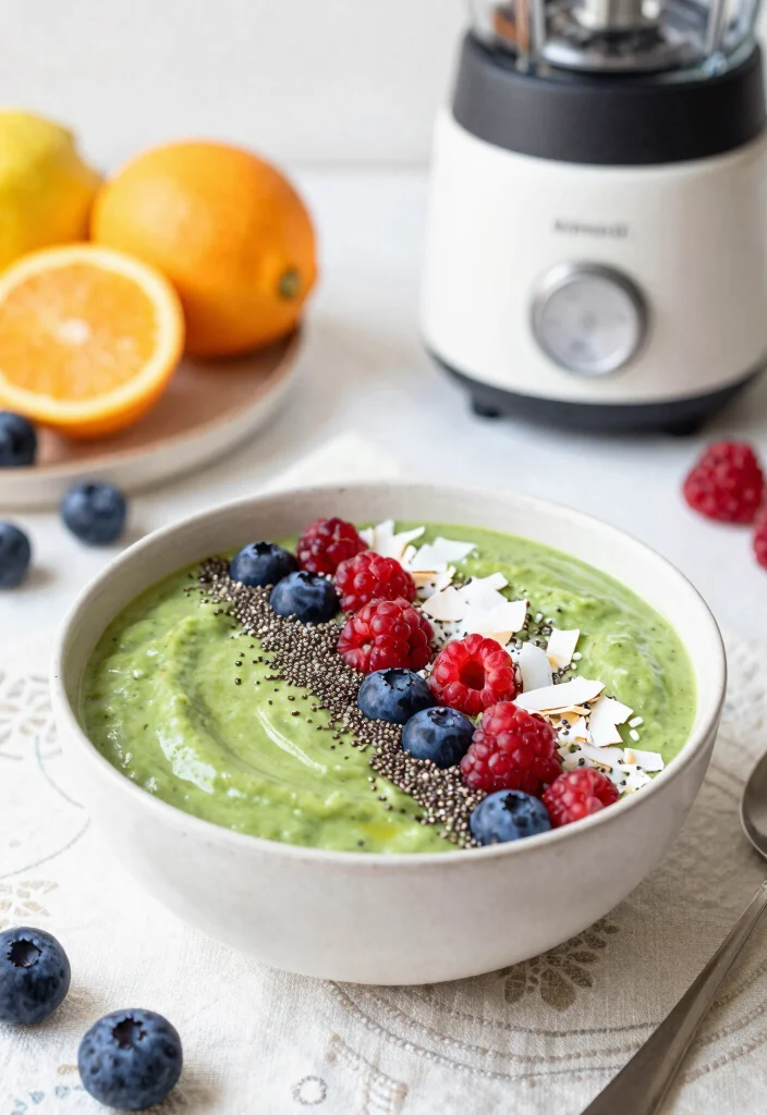 10 Eggless Keto Breakfast Recipes for Easy Mornings - 5. Smoothie Bowl 1