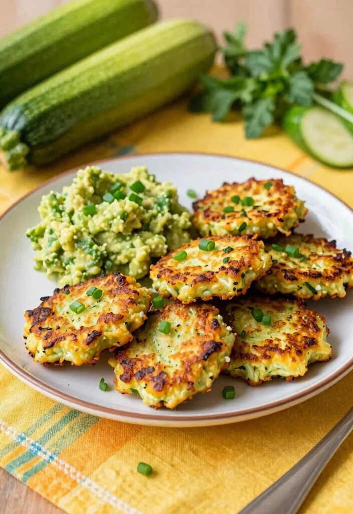 10 Eggless Keto Breakfast Recipes for Easy Mornings - 7. Zucchini Fritters 1
