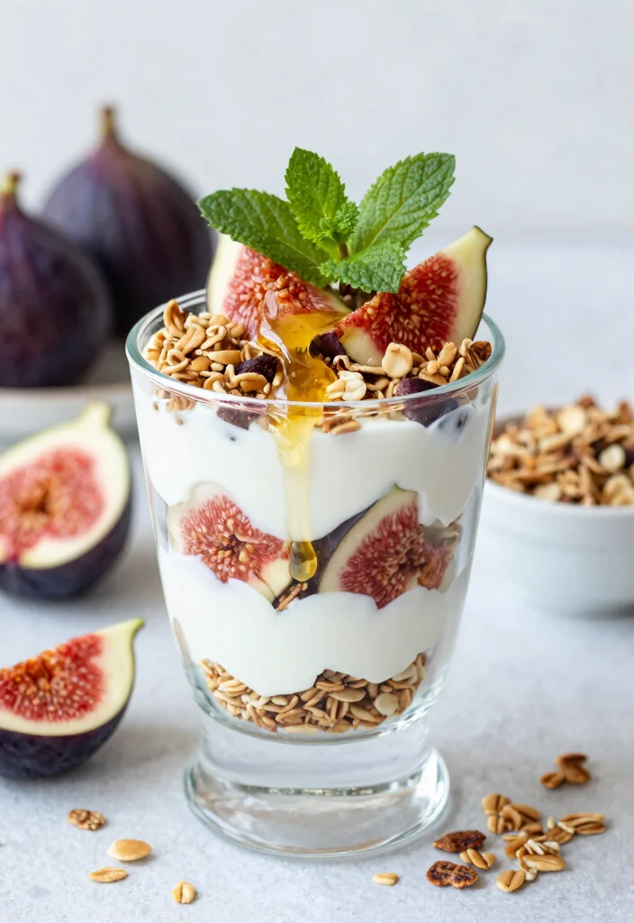 10 Healthy Fig Recipes for Sweet Savory Balance - 3. Fig and Greek Yogurt Parfait 1