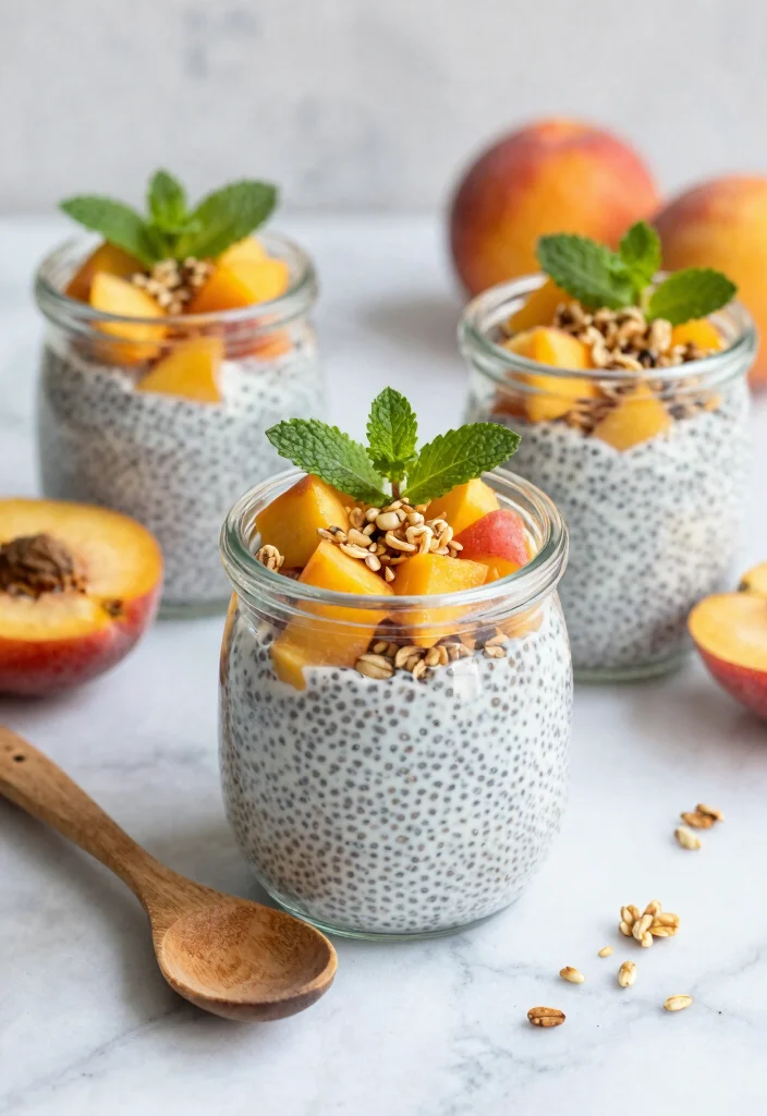 10 Healthy Nectarine Recipes for Fresh Seasonal Eating - 6. Nectarine Chia Pudding 1